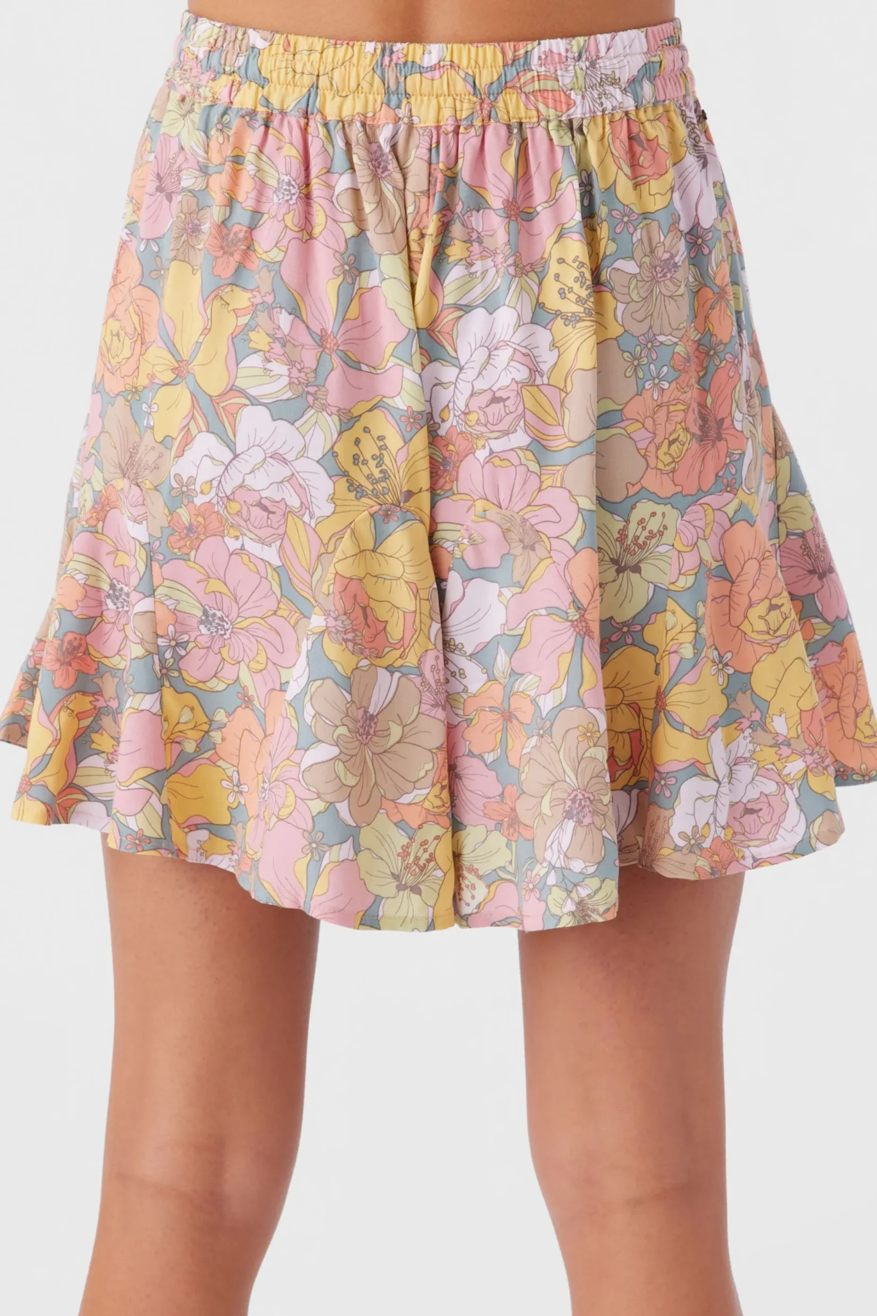 BENNIE JANIS FLORAL FLOWY SHORTS