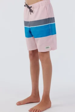 BOY'S HERMOSA BLOCK E-WAIST HYBRID SHORTS