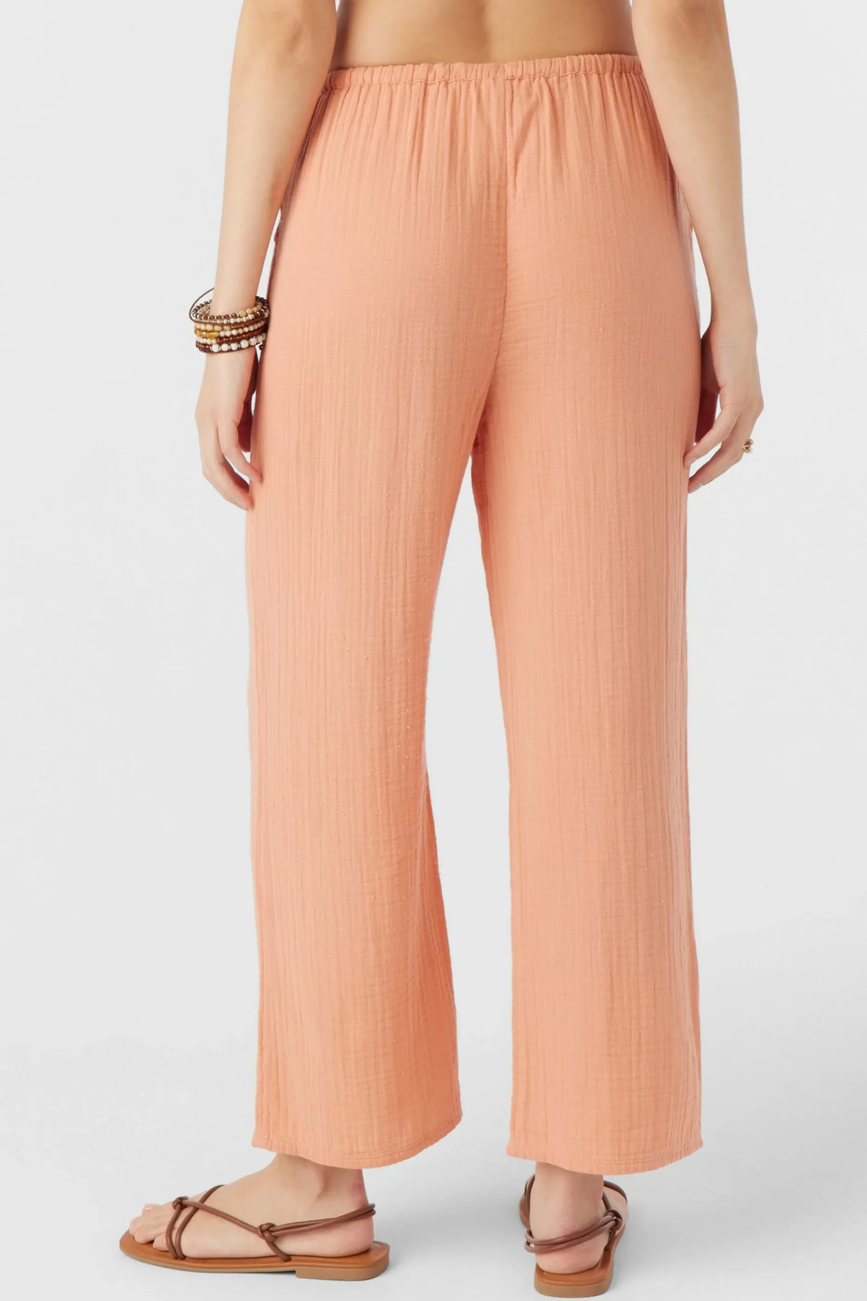 BRENDA CRINKLE DOUBLE GAUZE BEACH PANTS