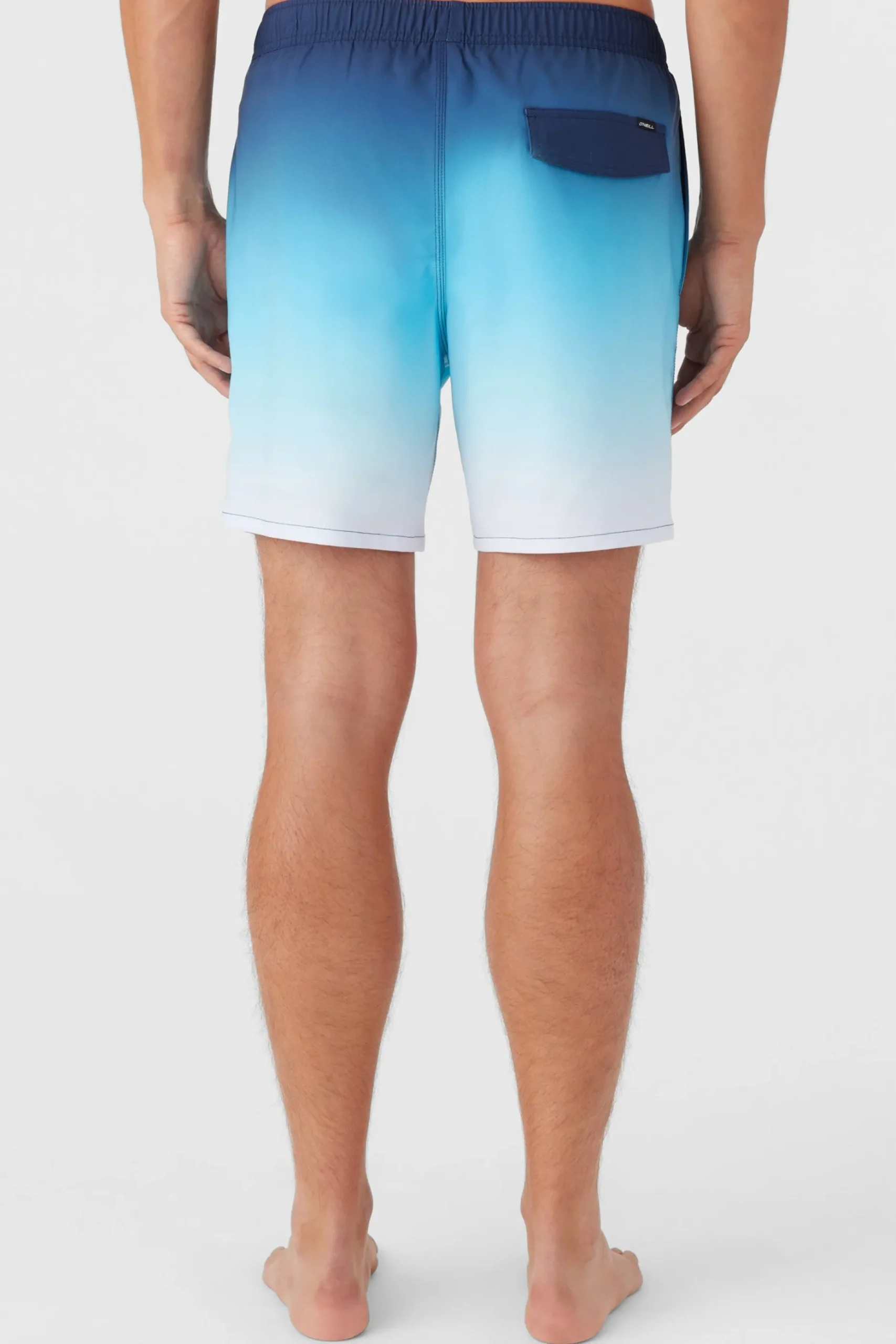 DIVERGENT ELASTIC WAIST LINED 17" SWIM TRUNKS
