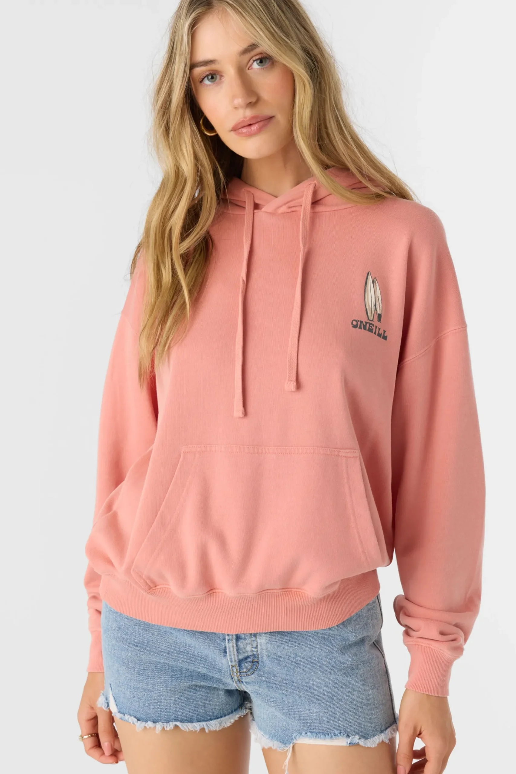 DRIFT HOODED FLEECE PULLOVER