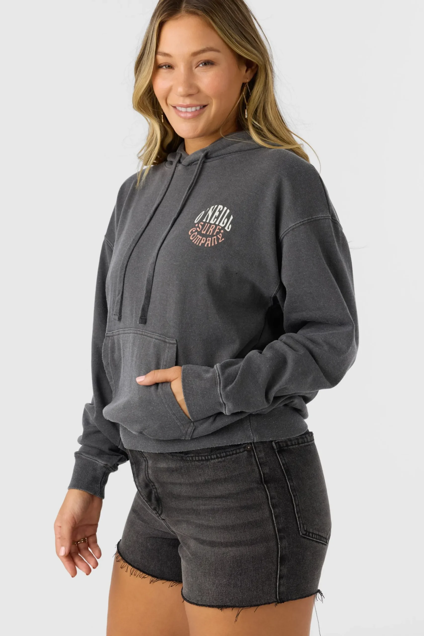 DRIFT HOODED FLEECE PULLOVER