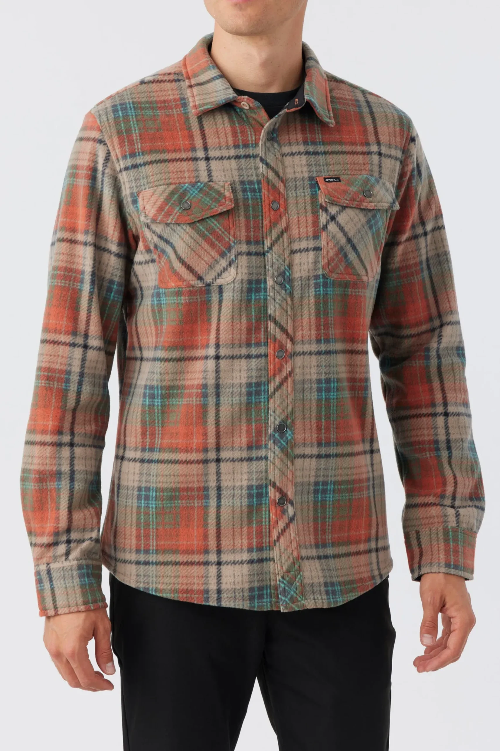 GLACIER PLAID SUPERFLEECE SHIRT