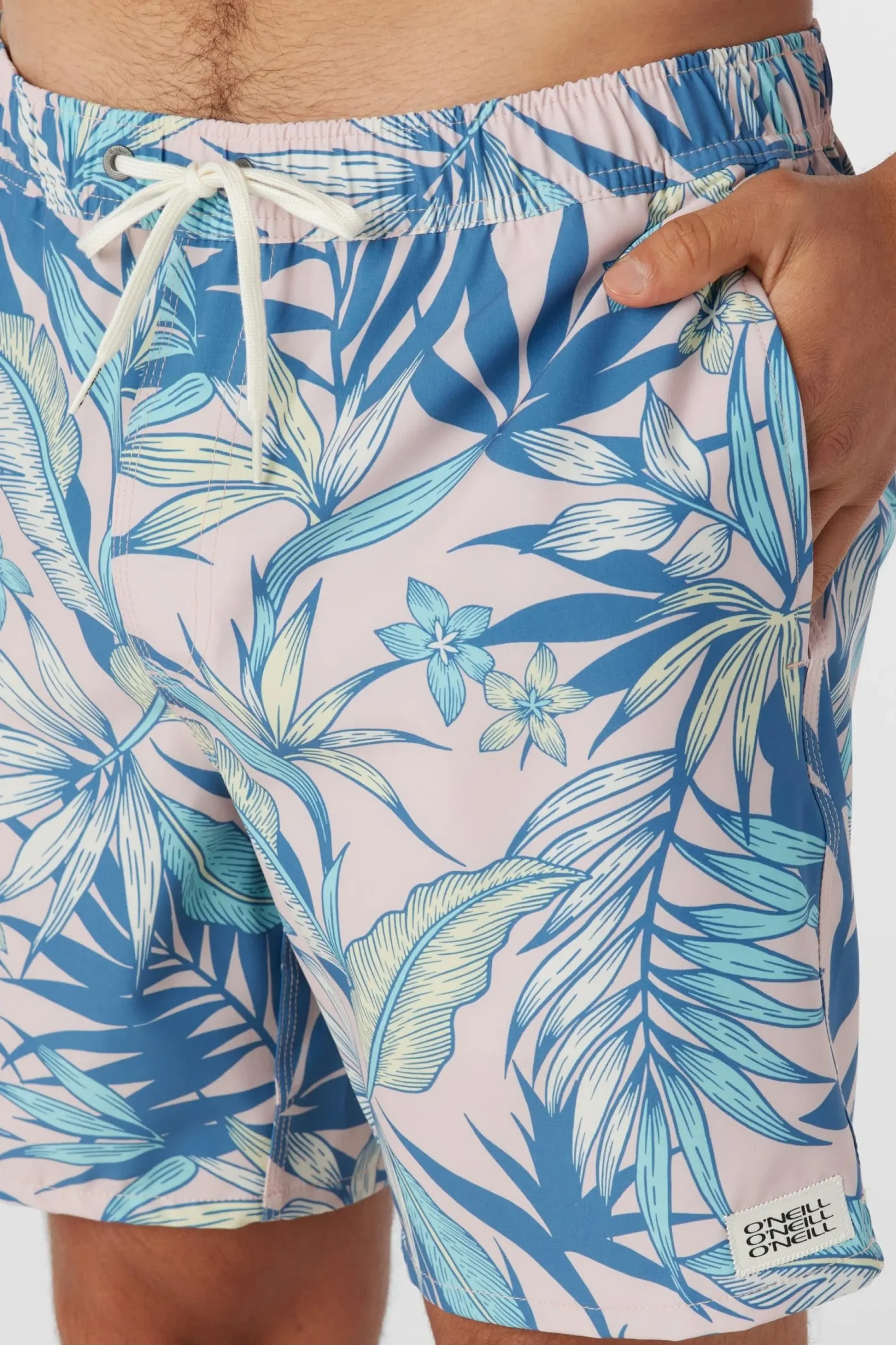 HERMOSA ELASTIC WAIST 17" SWIM TRUNKS