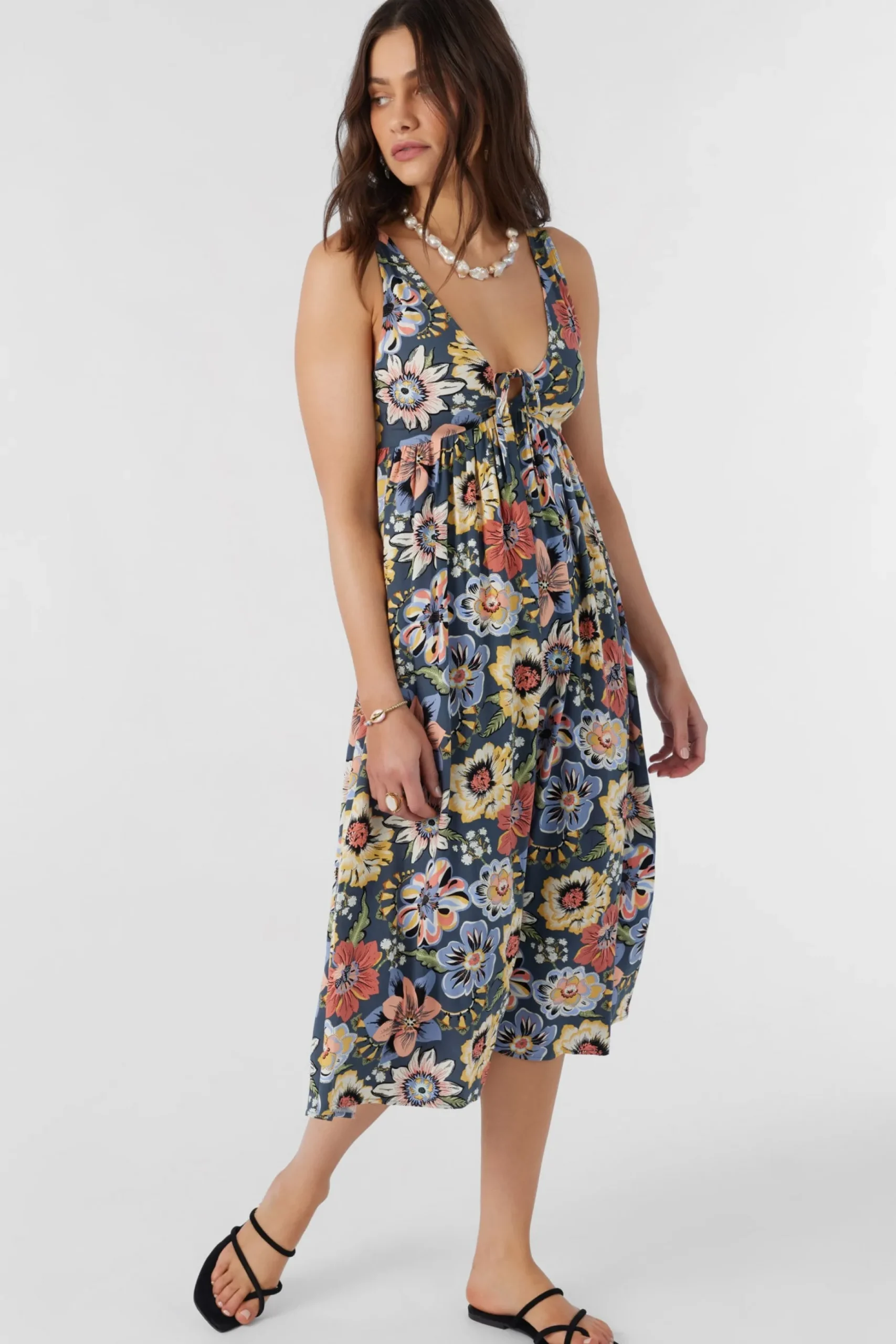 ISSY TALITHA FLORAL MIDI DRESS