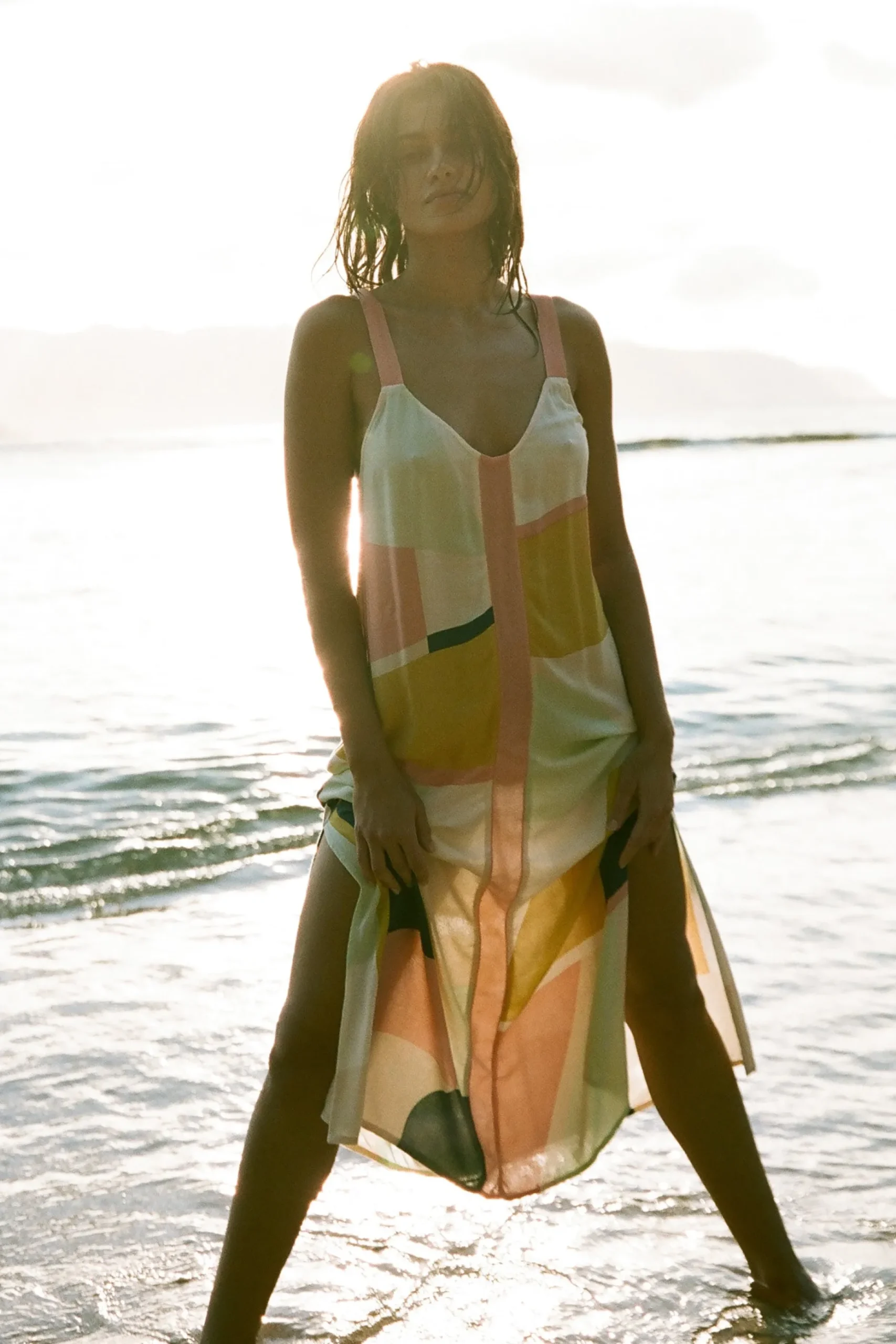 KYLE MIDI COVER-UP DRESS