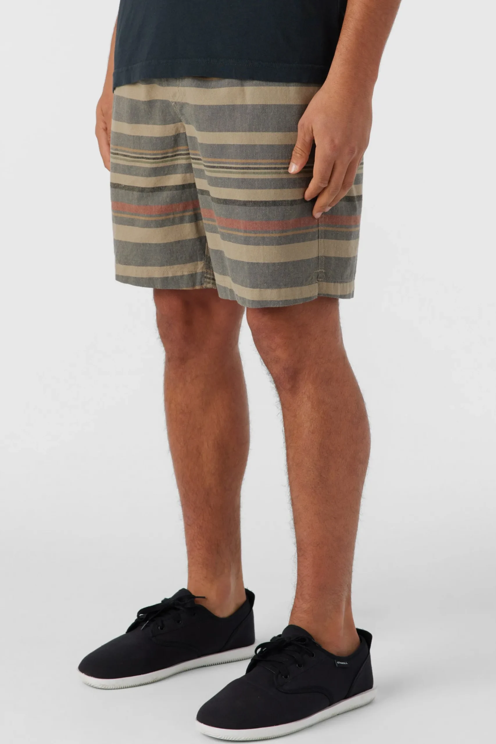 LOW KEY STRIPE 18" SHORTS