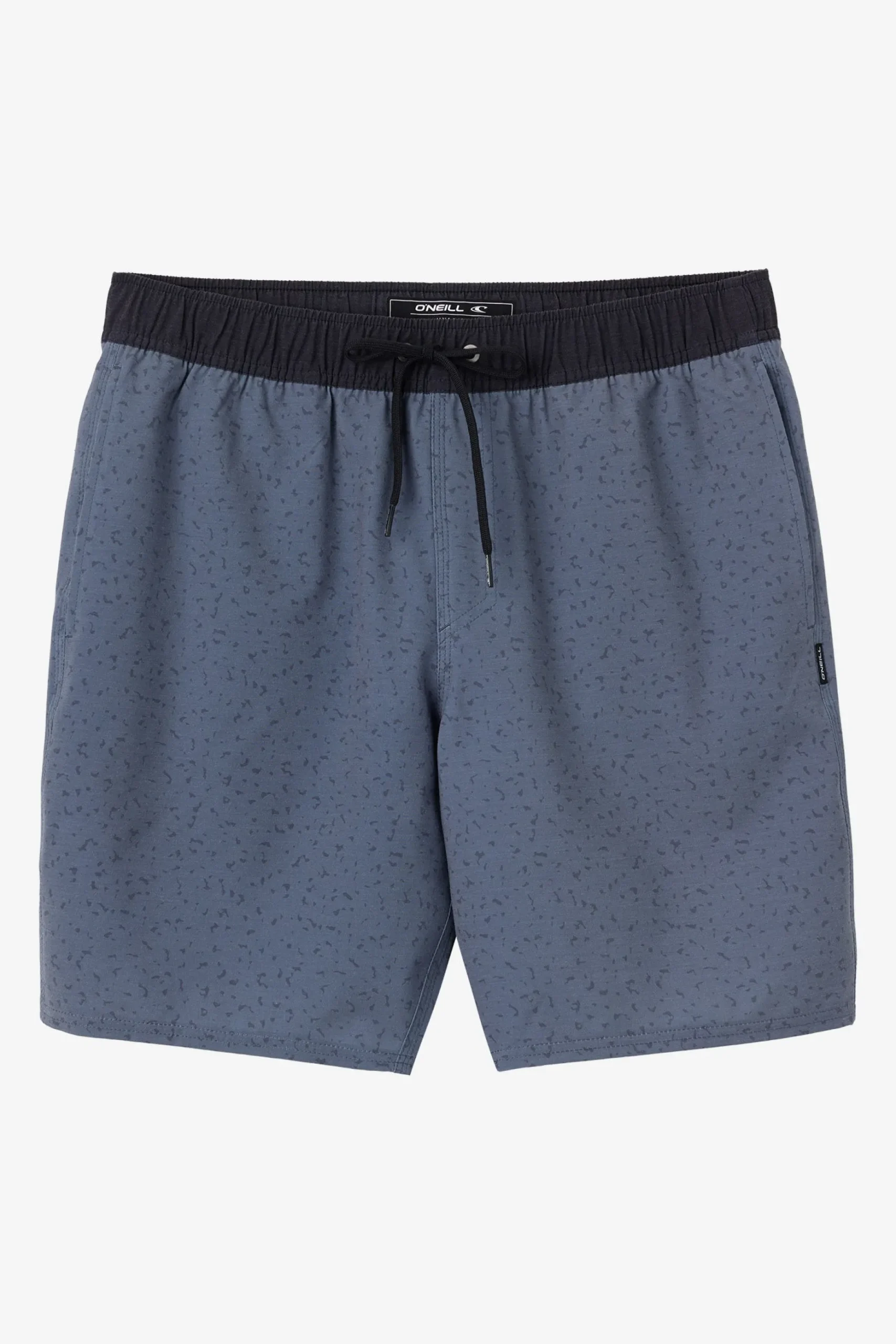 STOCKTON PRINT ELASTIC WAIST 18" HYBRID SHORTS