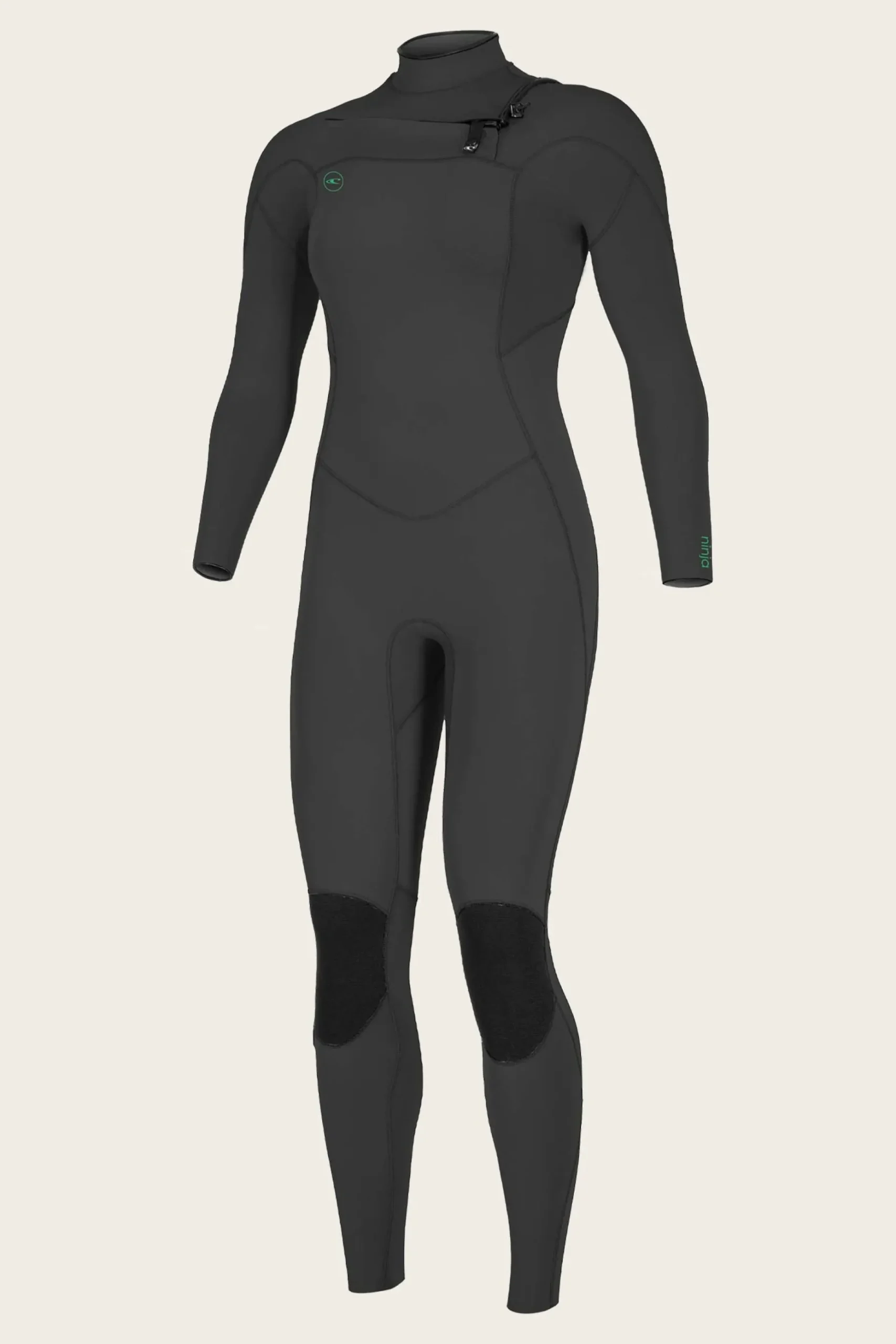 WOMEN'S NINJA 4/3MM CHEST ZIP FULL WETSUIT