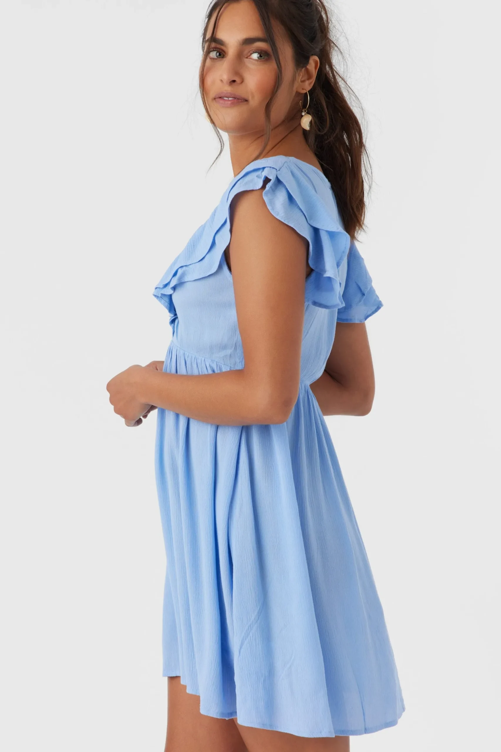 ZAINA SOLID SHORT DRESS